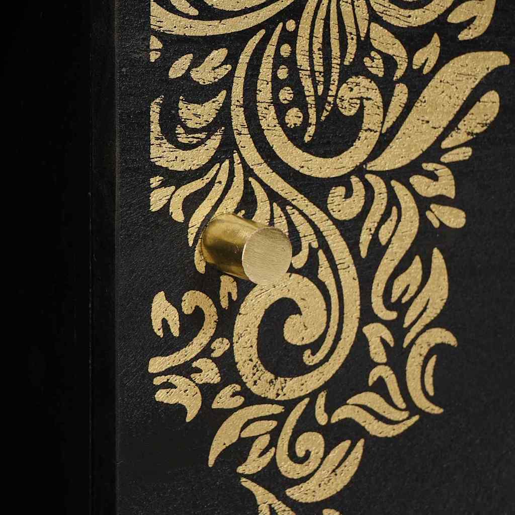 Table basse Noir 100 x 54 x 40 cm Bois de mangue massif - XIOS