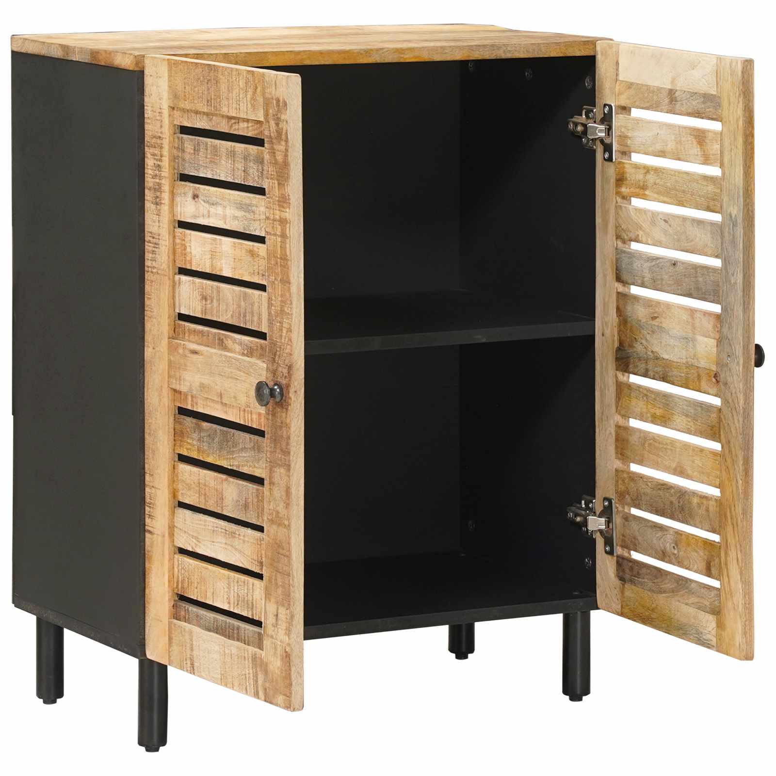 Armoires de rangement 60 x 33 x 75 cm Bois de mangue massif