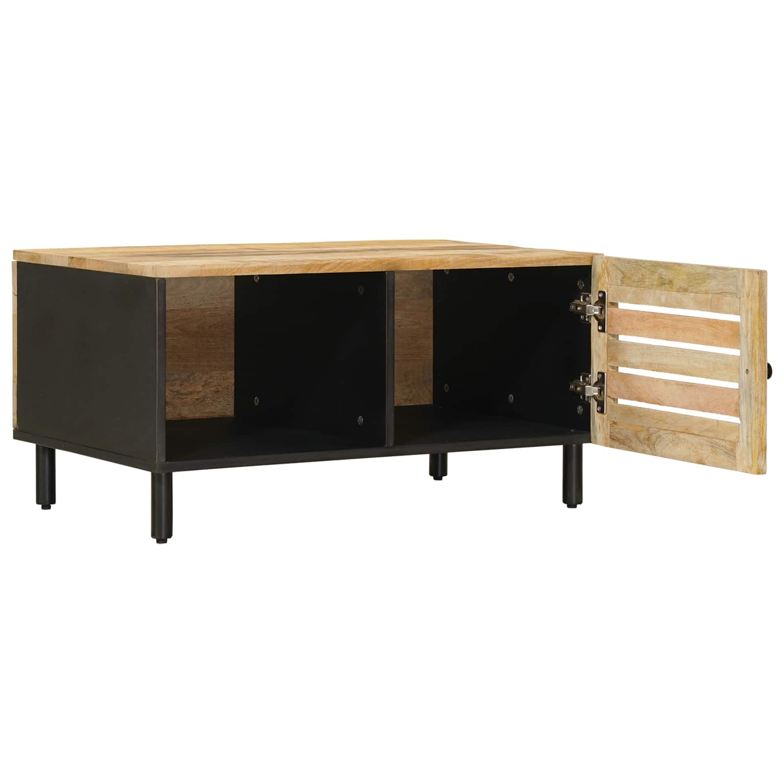 Table basse Naturel 80 x 50 x 40 cm Bois de mangue massif