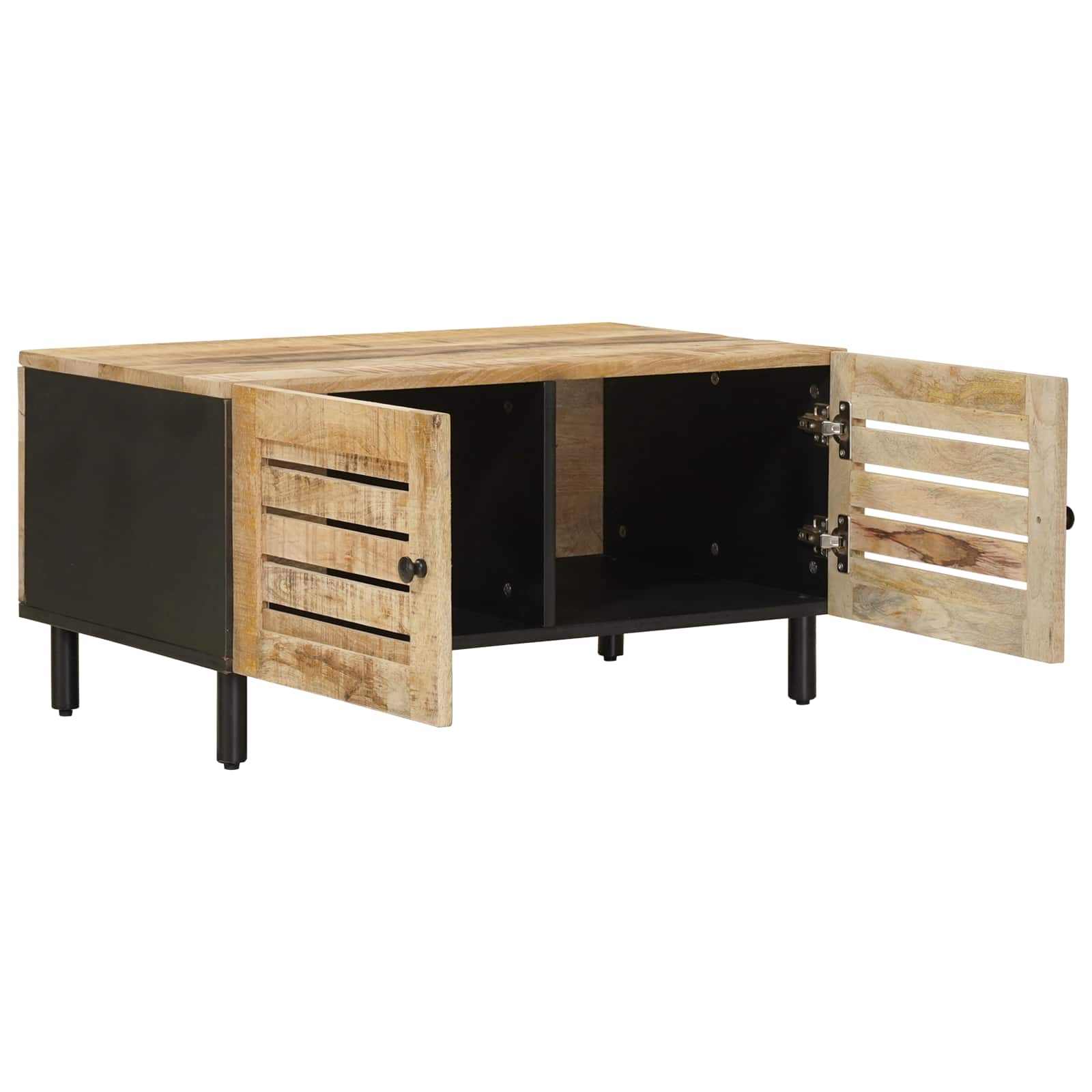 Table basse Naturel 80 x 50 x 40 cm Bois de mangue massif