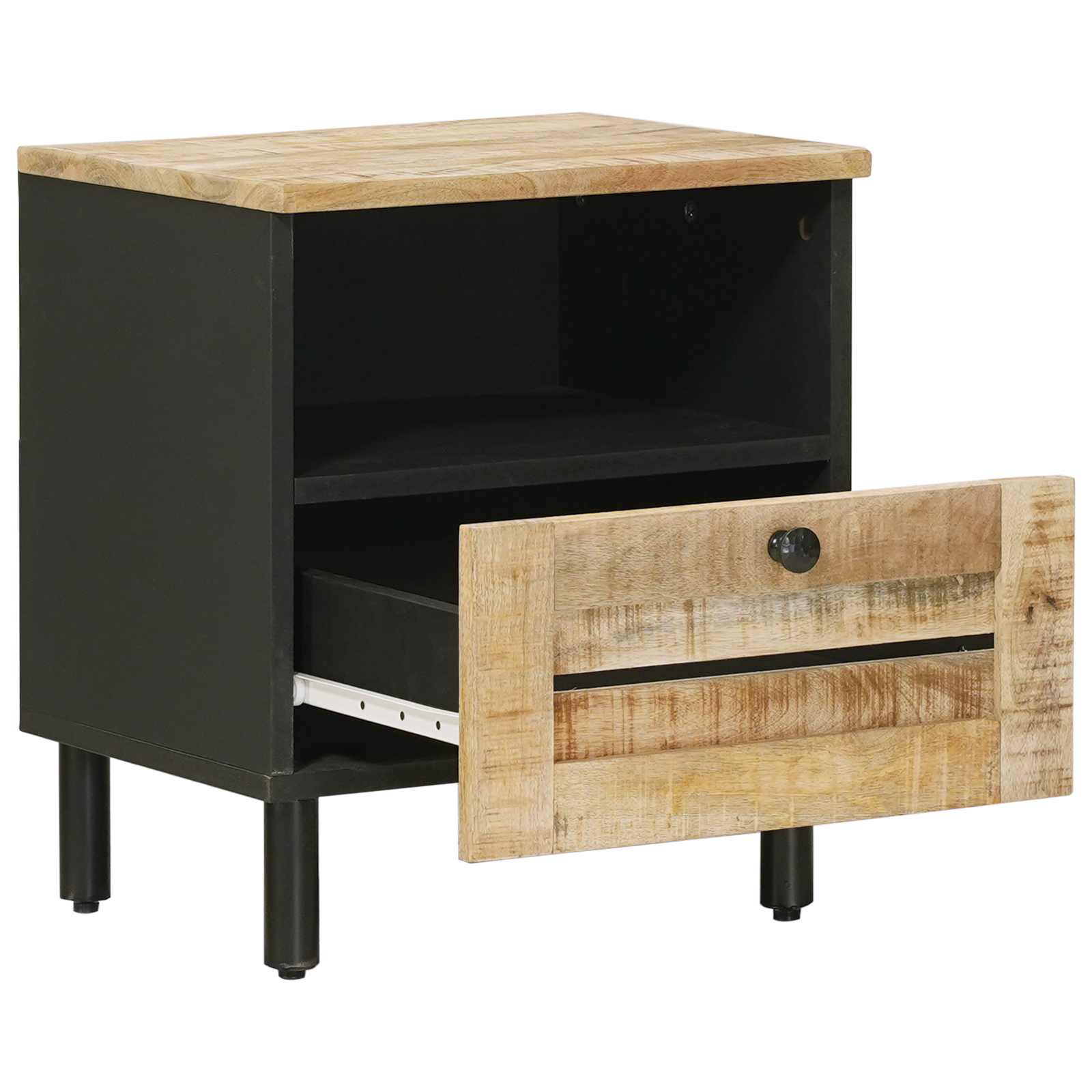 Table de chevet 2 pcs Marron 40 x 33 x 46 cm - XIOS