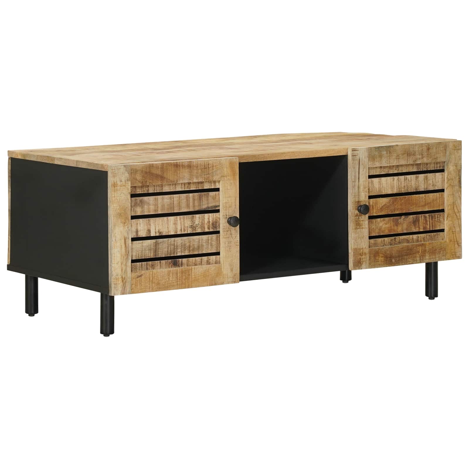 Table basse Naturel 100 x 54 x 40 cm Bois de mangue massif