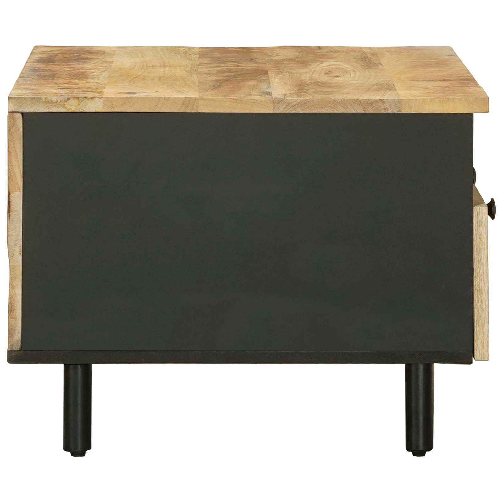 Table basse Marron et Noir 80 x 54 x 40 cm - XIOS
