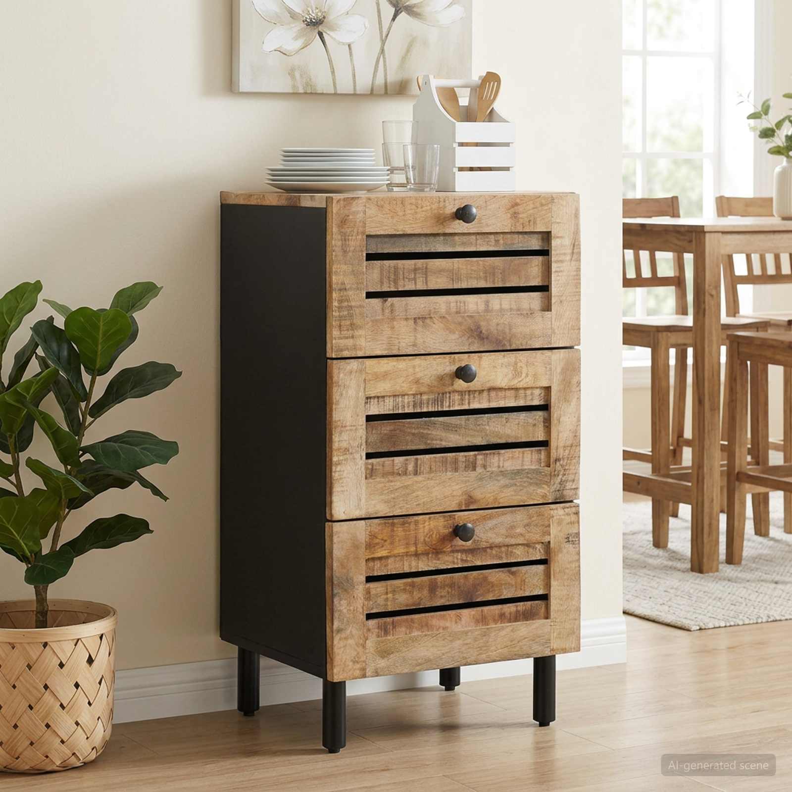 Armoires de rangement Naturel 40 x 33 x 75 cm