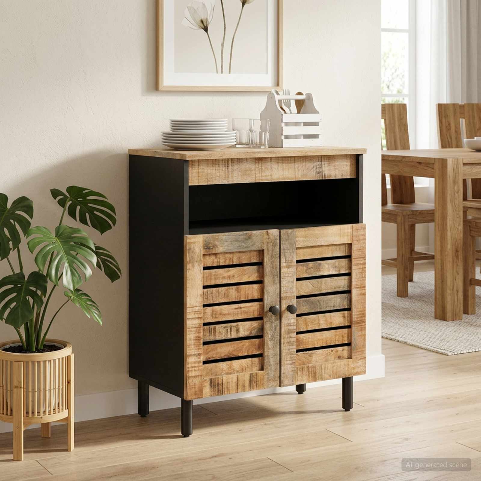 Armoires de rangement Naturel 60 x 33 x 75 cm