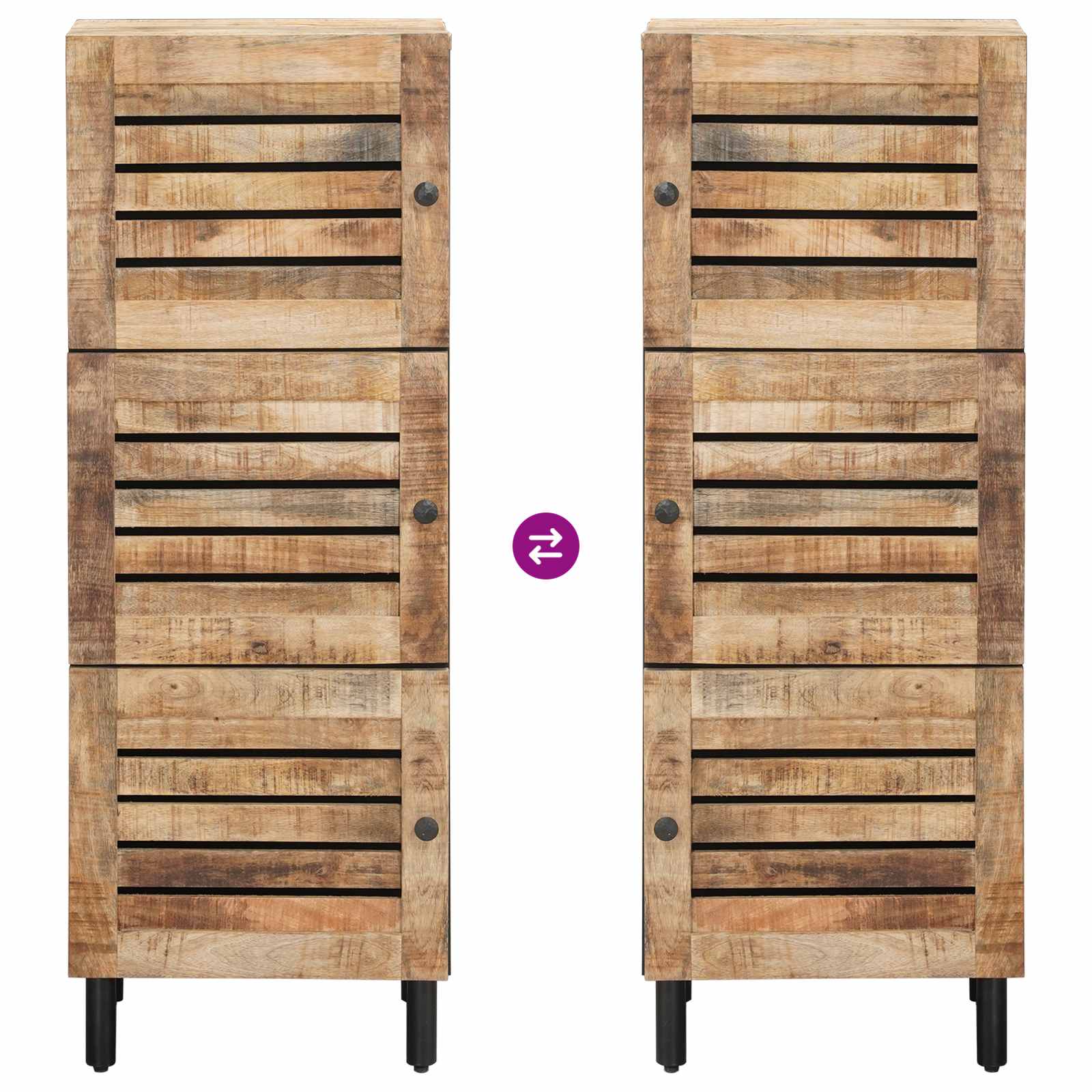 Armoires de rangement Naturel 40 x 33 x 110 cm