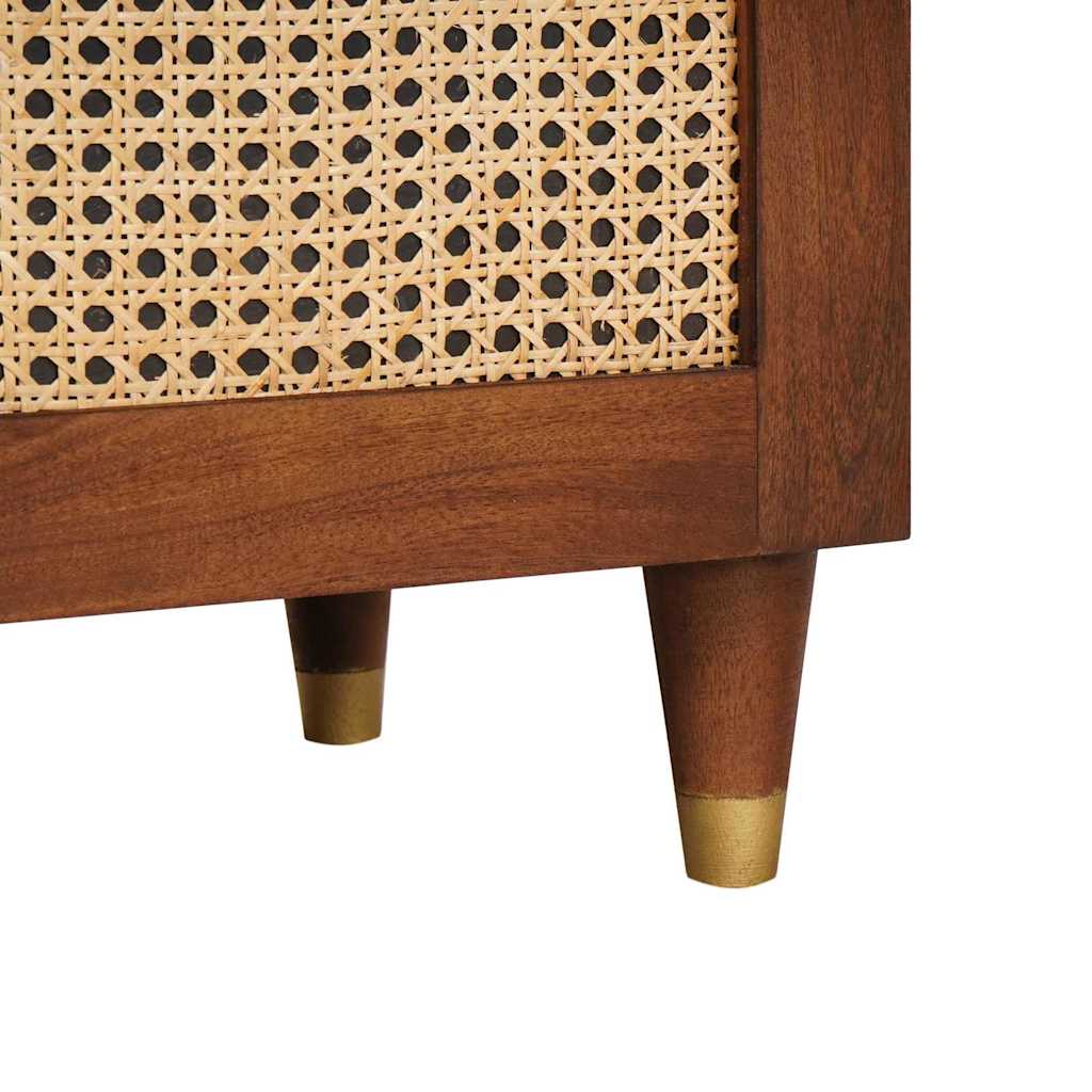 Cabinet de chevet Marron 40 x 33,5 x 46 cm Bois d'acacia massif - XIOS