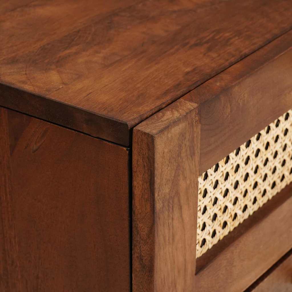 Cabinet de chevet 2 pc Marron 40 x 33,5 x 46 cm