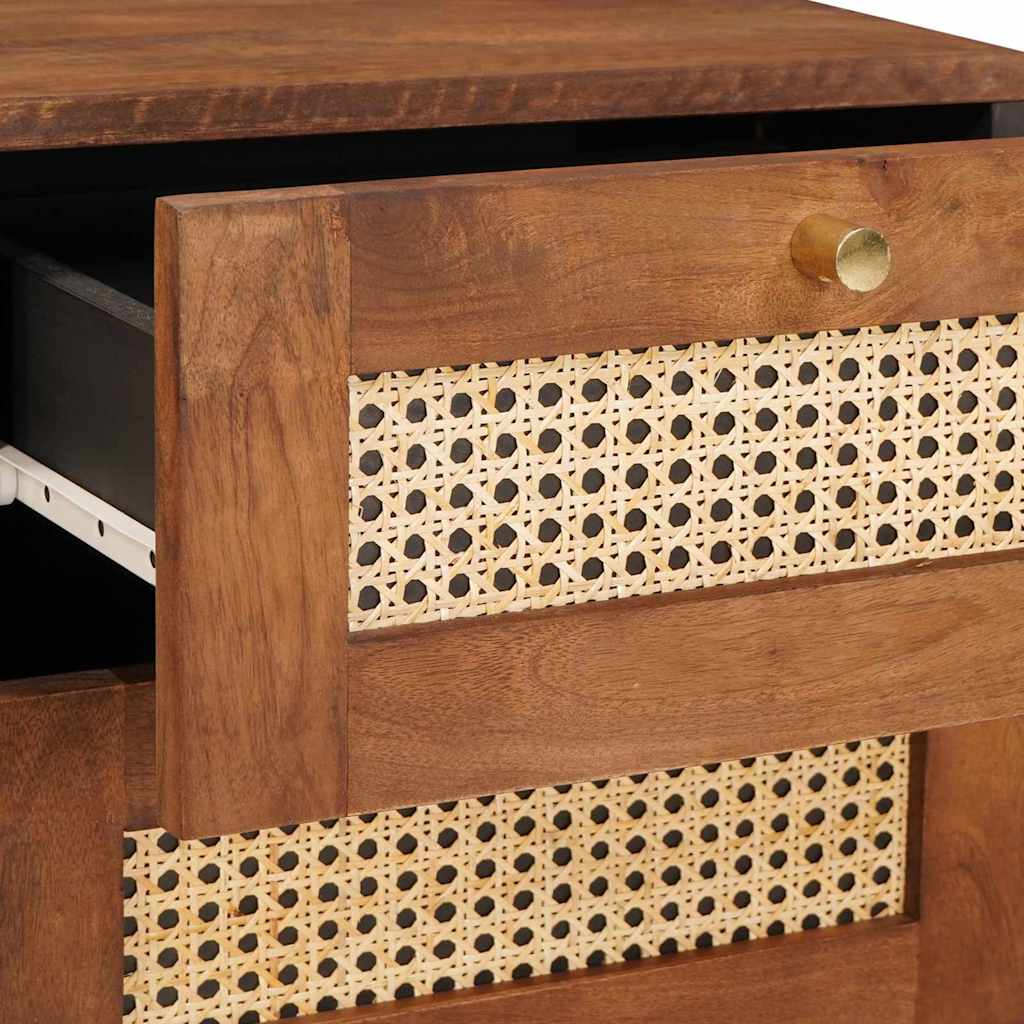 Cabinet de chevet 2 pc Marron 40 x 33,5 x 46 cm