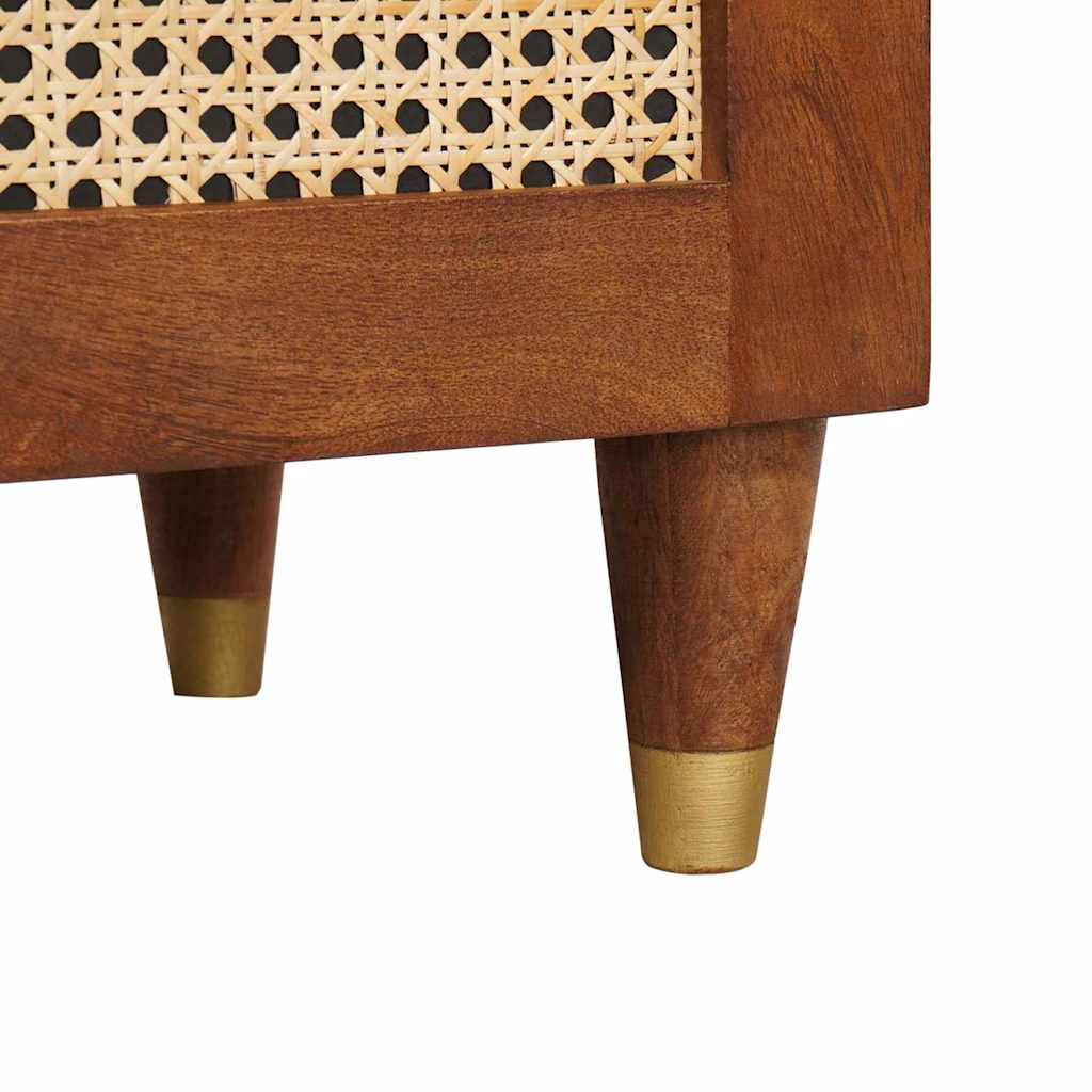 Cabinet de chevet avec tiroir 2 pcs Marron 40 x 33,5 x 46 cm