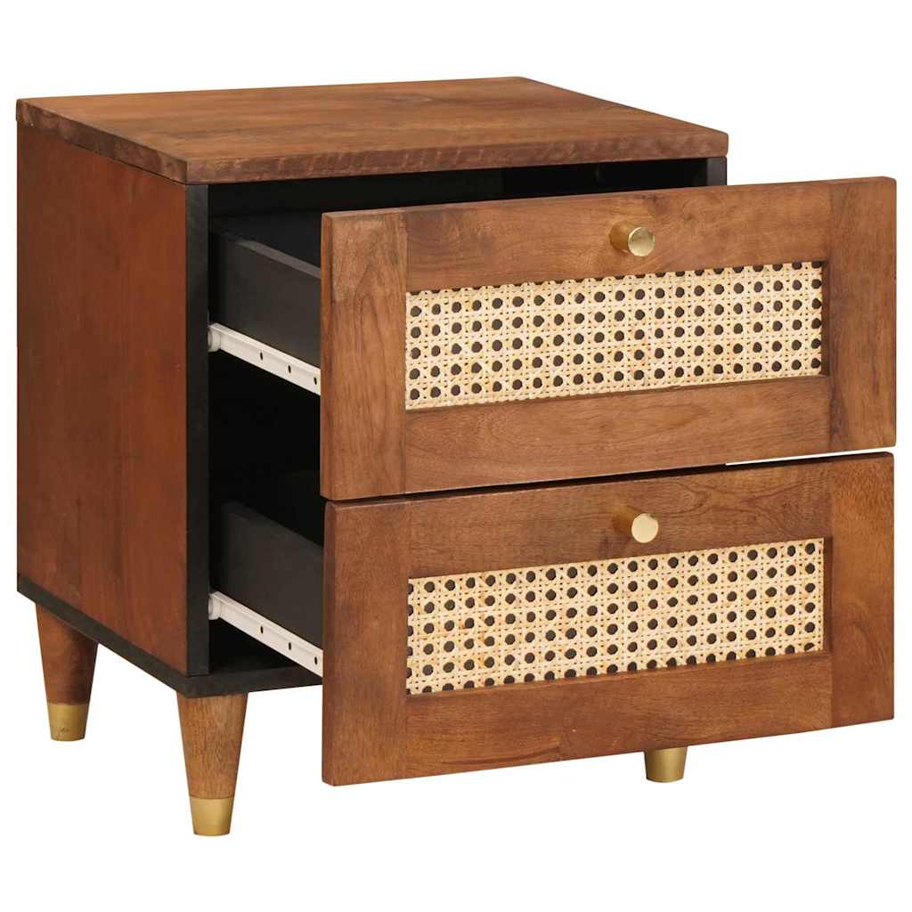 Cabinet de chevet 2 pc Marron 40 x 33,5 x 46 cm