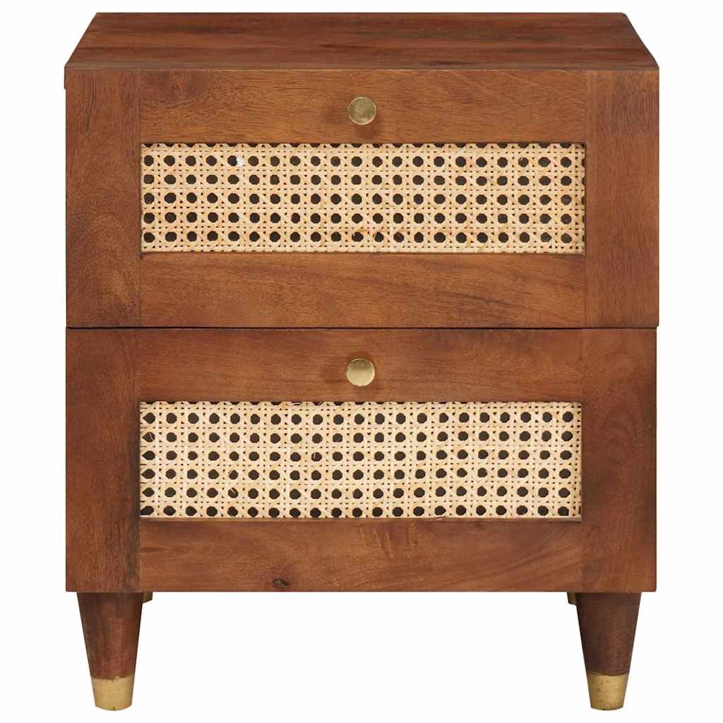 Cabinet de chevet 2 pc Marron 40 x 33,5 x 46 cm