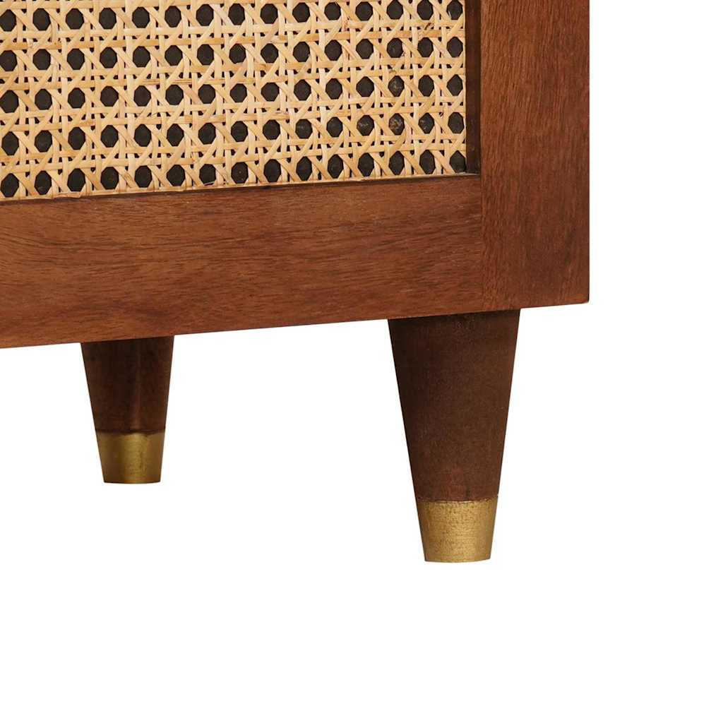Meuble TV Marron 105 x 33,5 x 46 cm Bois de mangue massif - XIOS