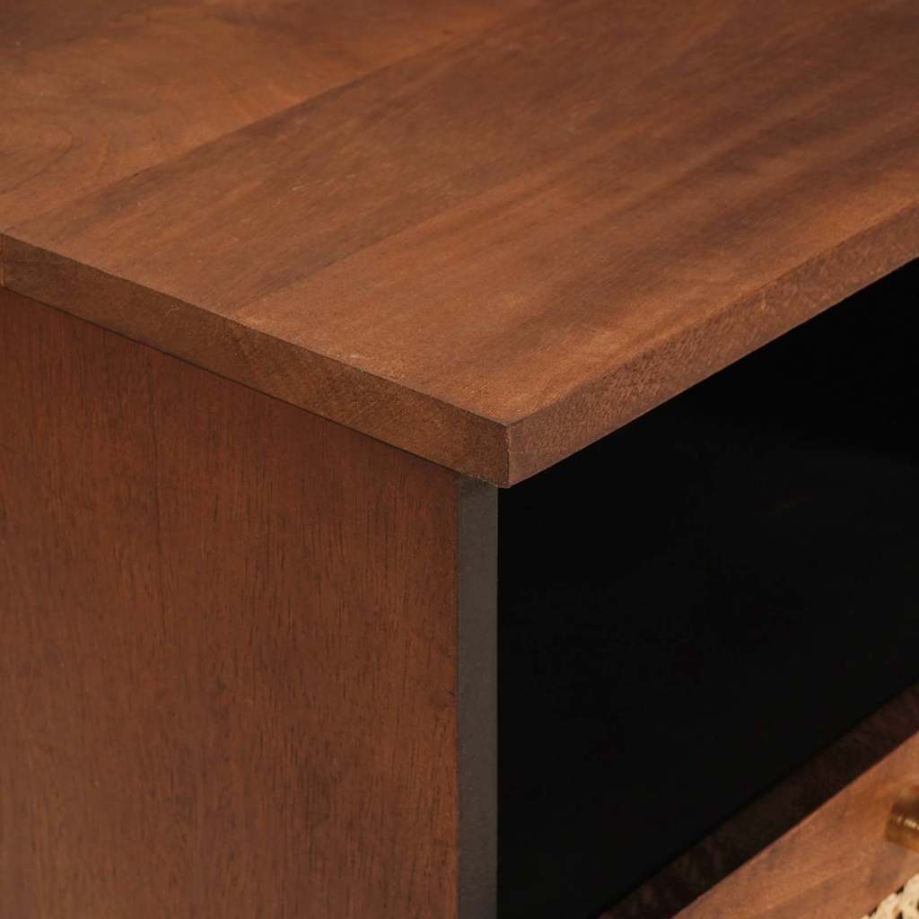 Meuble TV Marron 70 x 33,5 x 46 cm Bois de mangue massif - XIOS