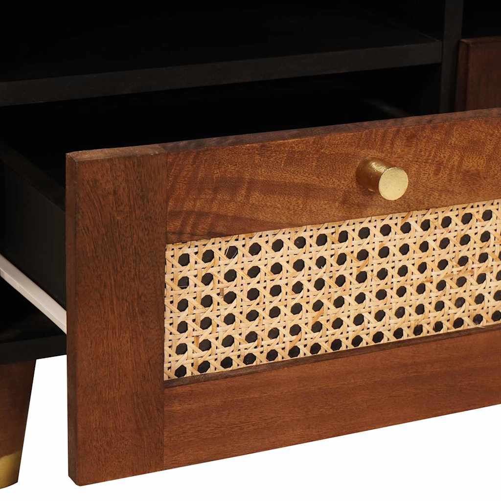 Meuble TV Marron 70 x 33,5 x 46 cm Bois de mangue massif - XIOS