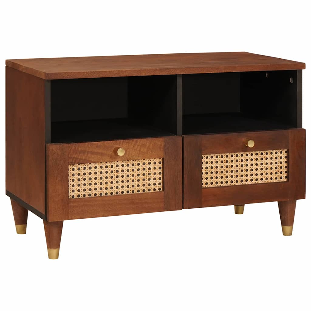 Meuble TV Marron 70 x 33,5 x 46 cm Bois de mangue massif - XIOS