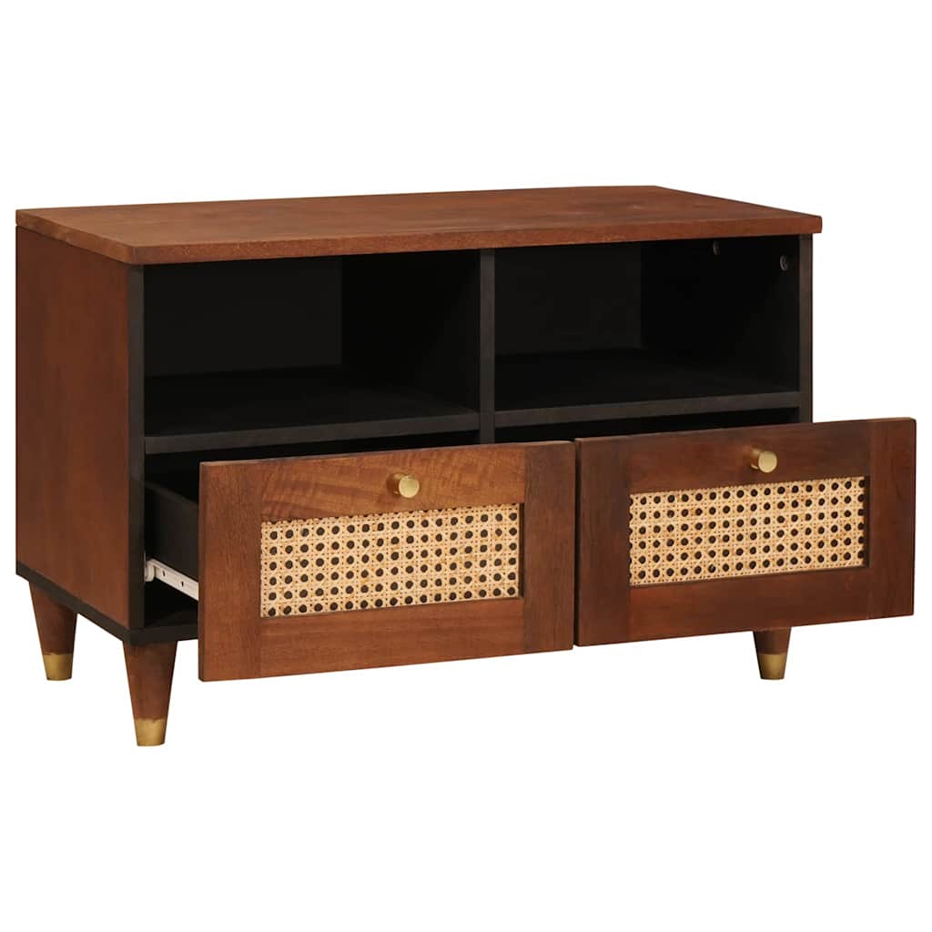 Meuble TV Marron 70 x 33,5 x 46 cm Bois de mangue massif - XIOS