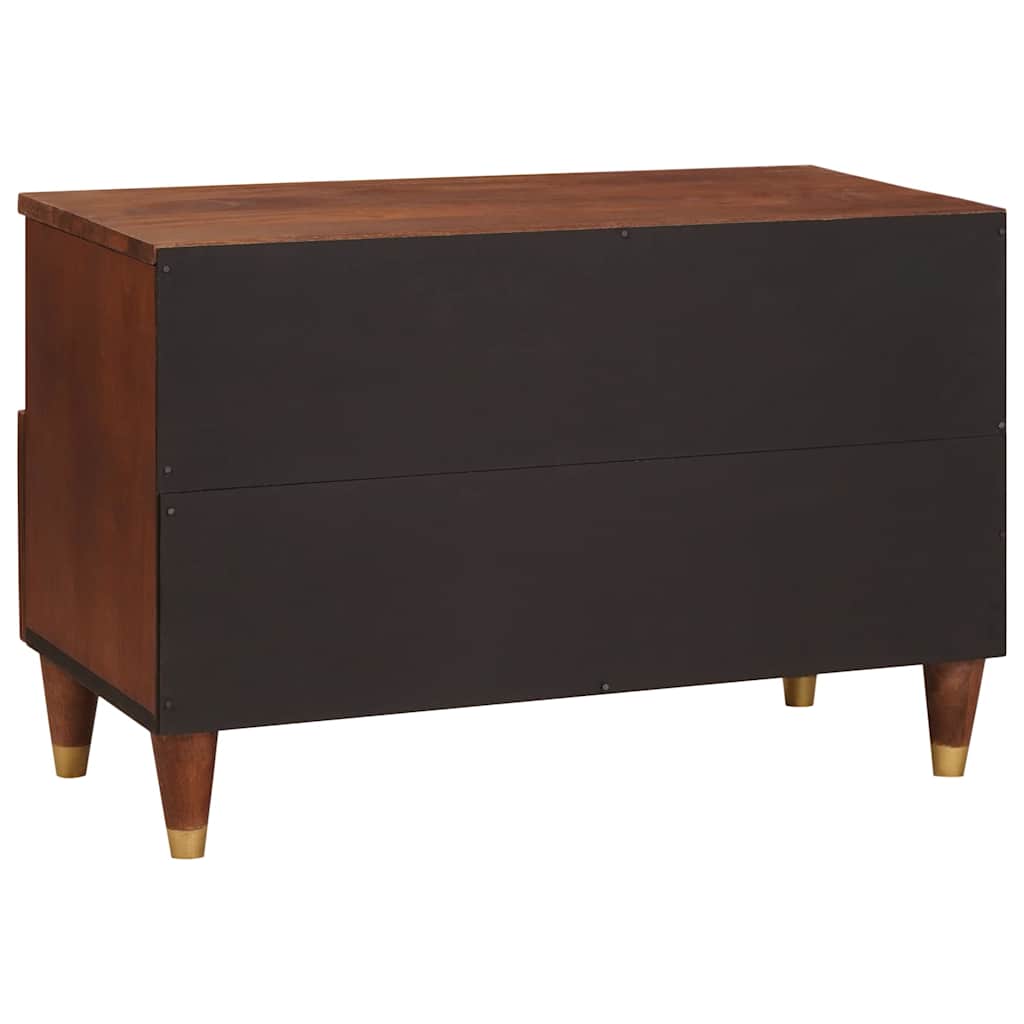 Meuble TV Marron 70 x 33,5 x 46 cm Bois de mangue massif - XIOS