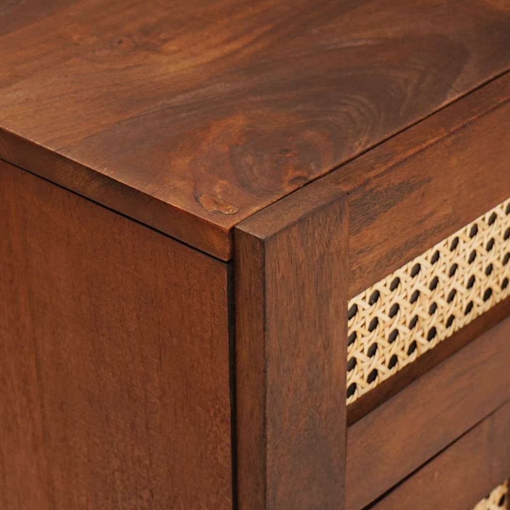 Tables de chevet 50 x 33 x 60 cm Bois de mangue massif - XIOS