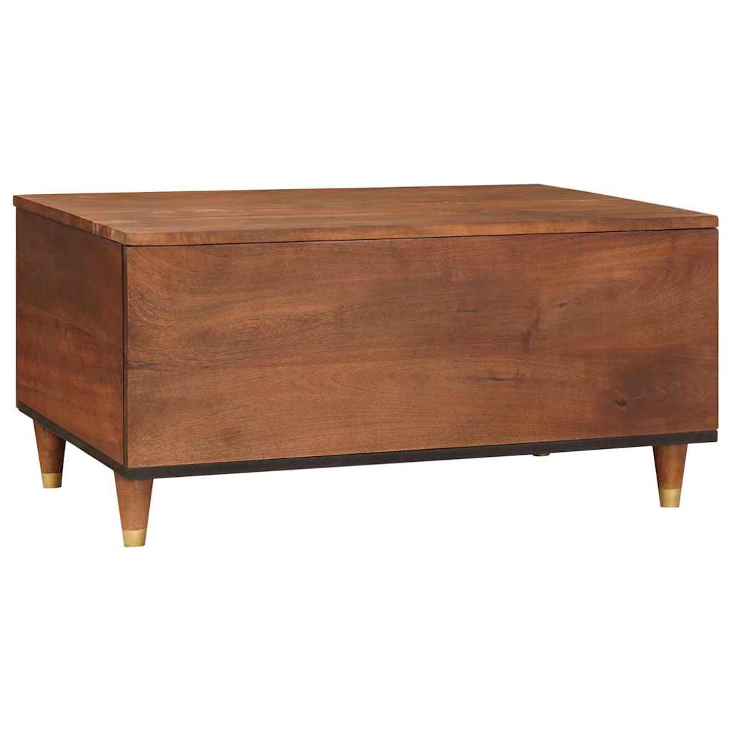 Table basse avec tiroir 80 x 54 x 40 cm Bois de mangue massif - XIOS