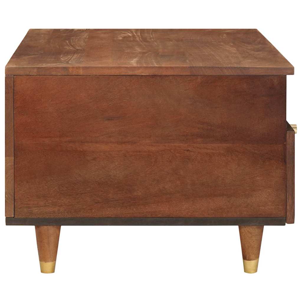Table basse avec tiroir 80 x 54 x 40 cm Bois de mangue massif - XIOS
