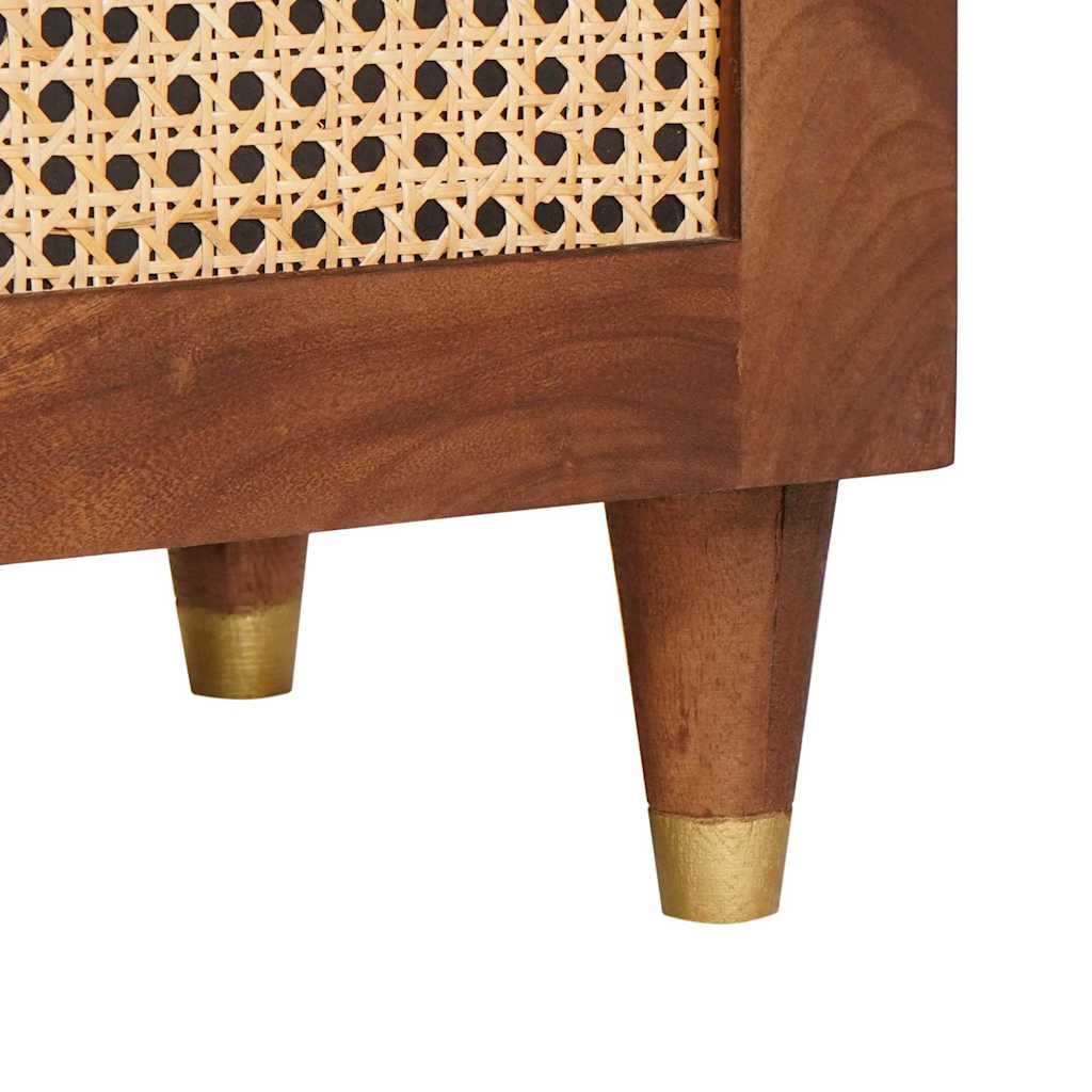 Meuble TV Marron 105 x 33,5 x 46 cm Bois de mangue massif - XIOS
