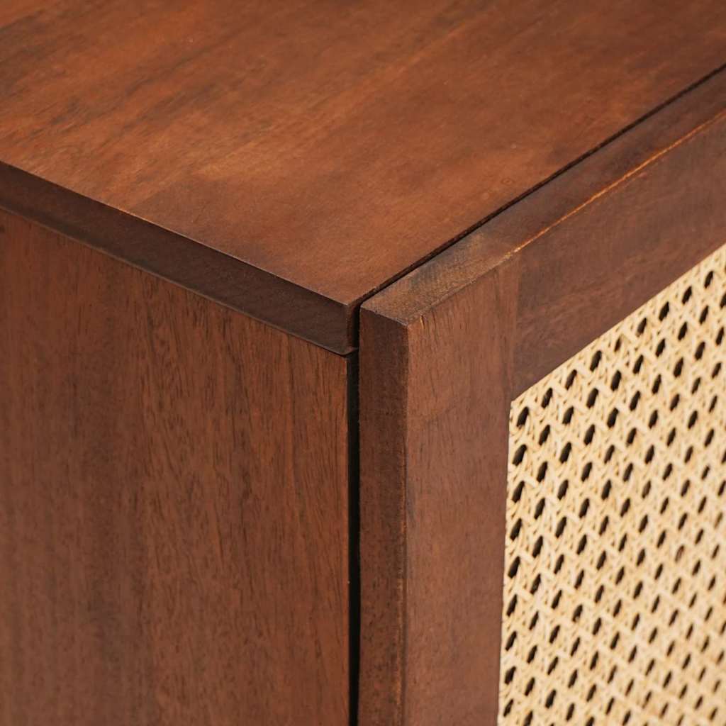 Meubles et étagères de rangement pour médias avec porte Marron - XIOS