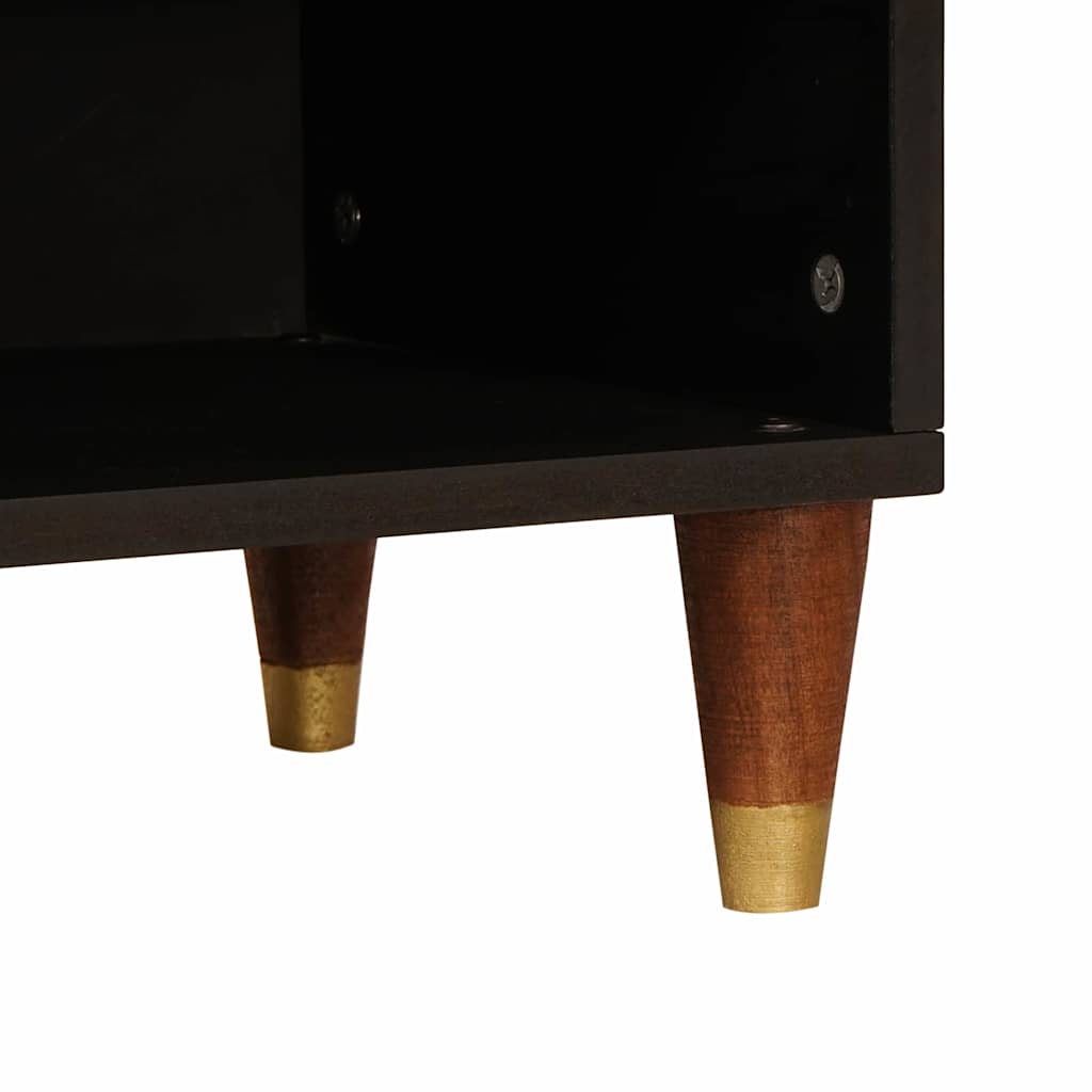 Meubles et étagères de rangement pour médias avec porte Marron - XIOS