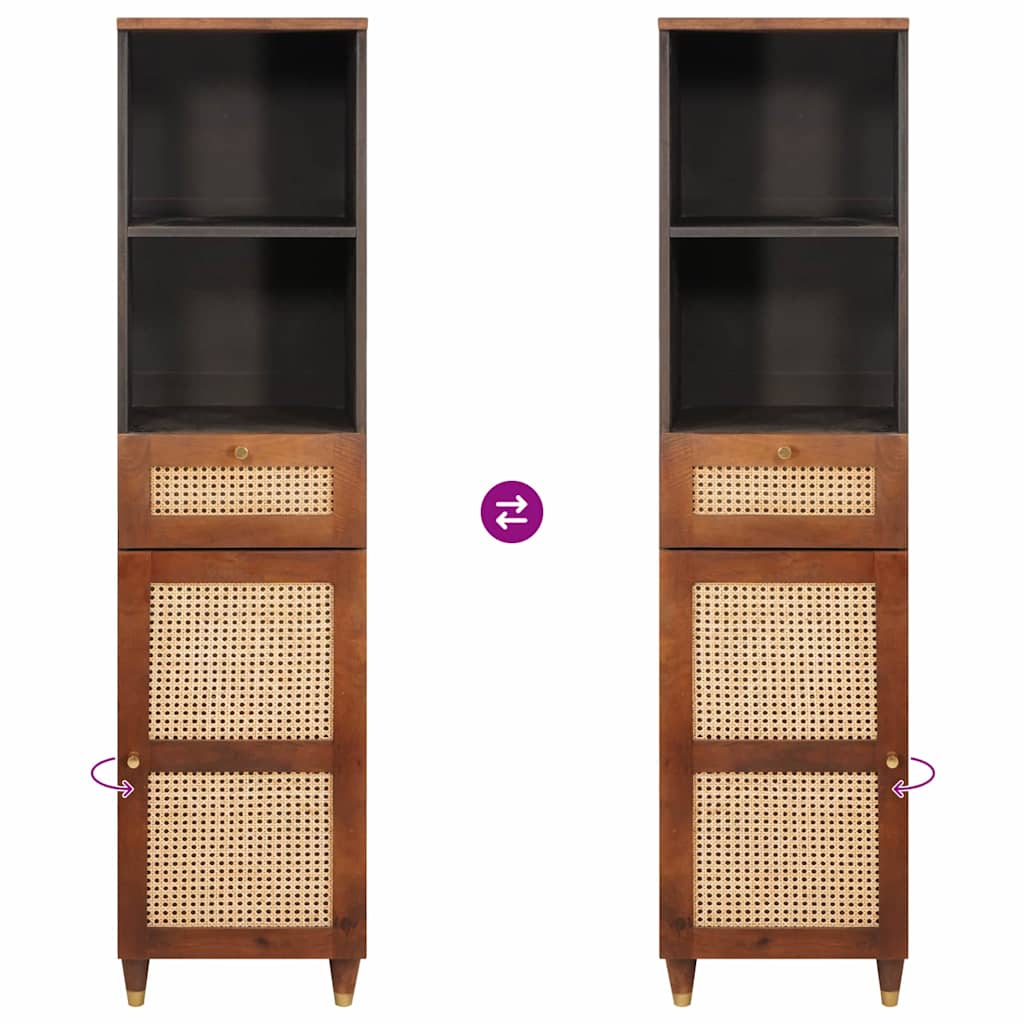 Buffet Marron 38 x 33,5 x 160 cm Bois de mangue massif - XIOS