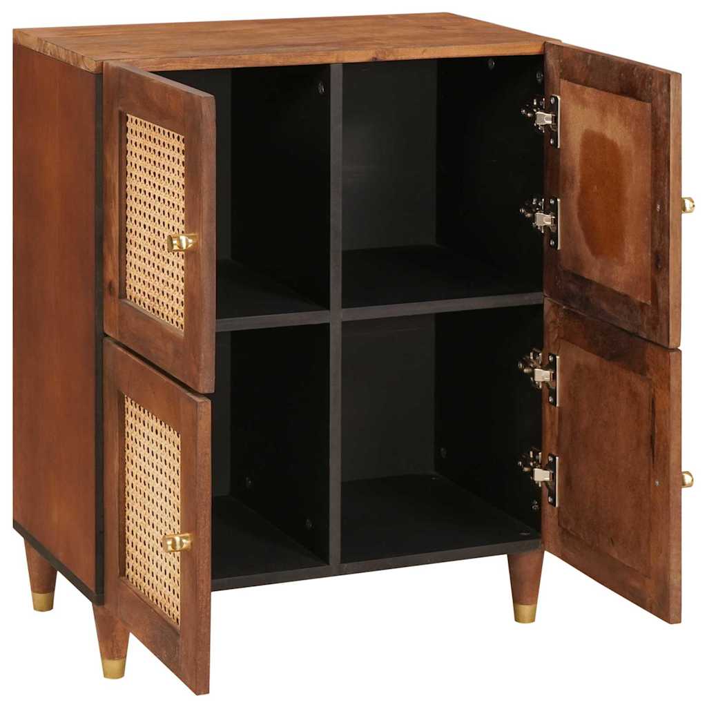Buffet Marron 60 x 33.5 x 75 cm Rotin et bois de mango massif - XIOS