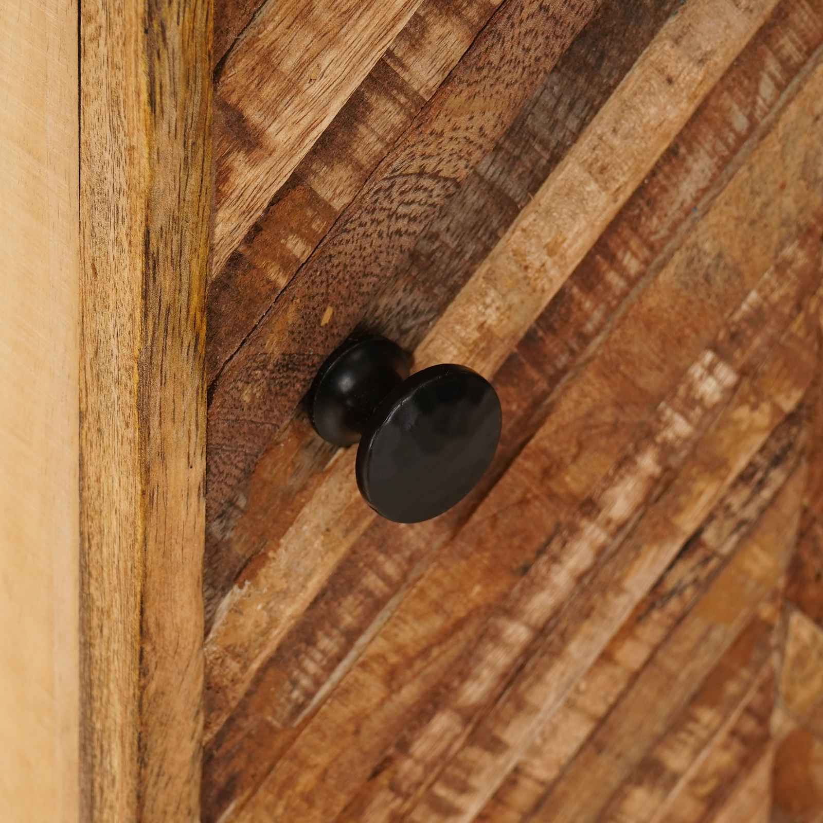 Table de chevet Marron 40 x 33,5 x 46 cm Bois de mangue massif - XIOS