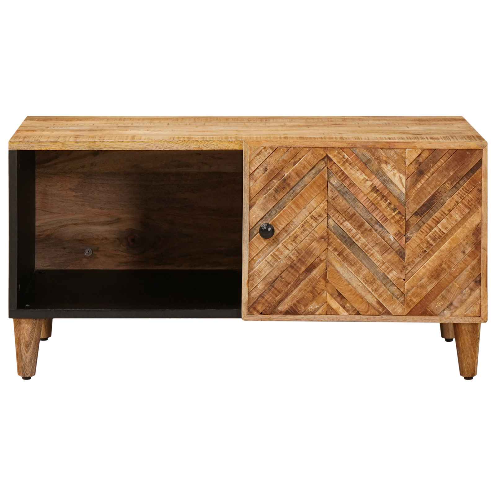Table basse Marron 80 x 50 x 40 cm Bois de mangue massif - XIOS