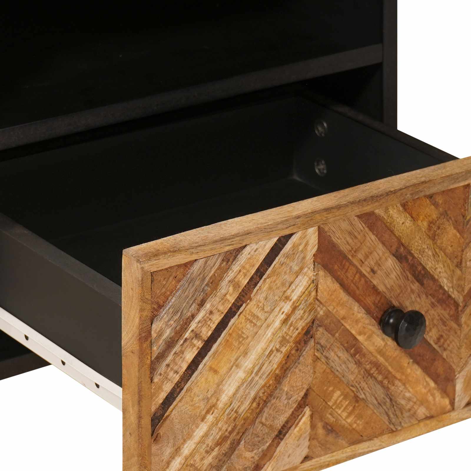 Table de chevet Marron 50 x 33 x 60 cm Bois de mangue massif - XIOS