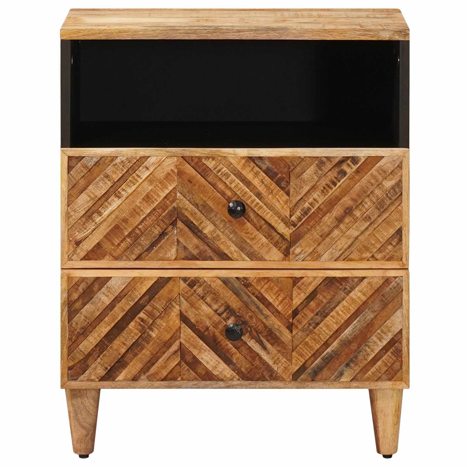 Table de chevet Marron 50 x 33 x 60 cm Bois de mangue massif - XIOS