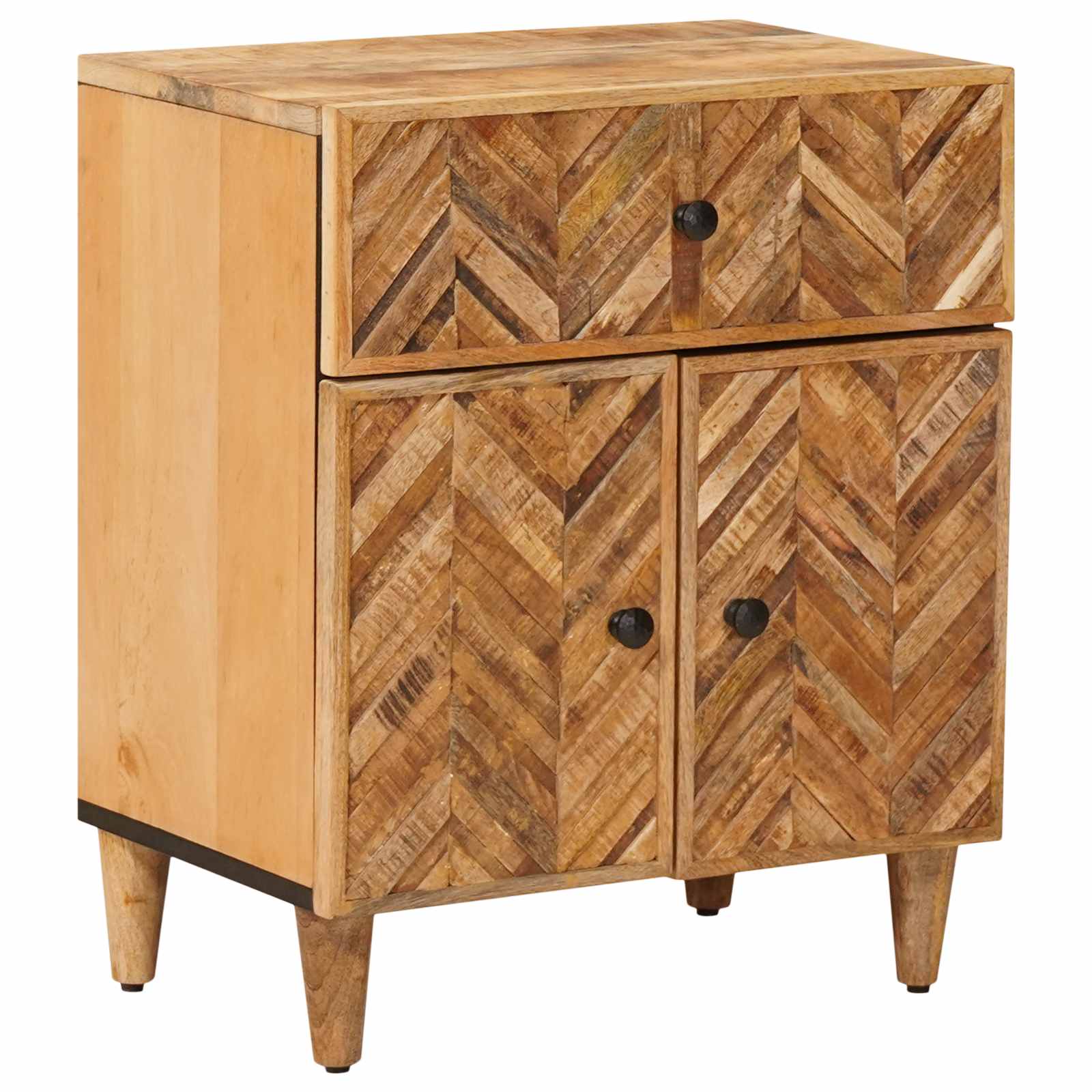 Table de chevet Marron 50 x 33 x 60 cm Bois de mangue massif - XIOS