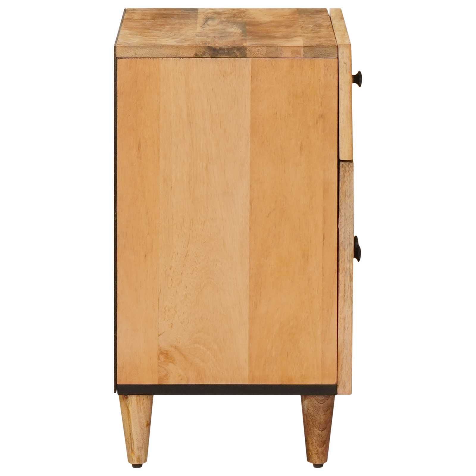 Table de chevet Marron 50 x 33 x 60 cm Bois de mangue massif - XIOS