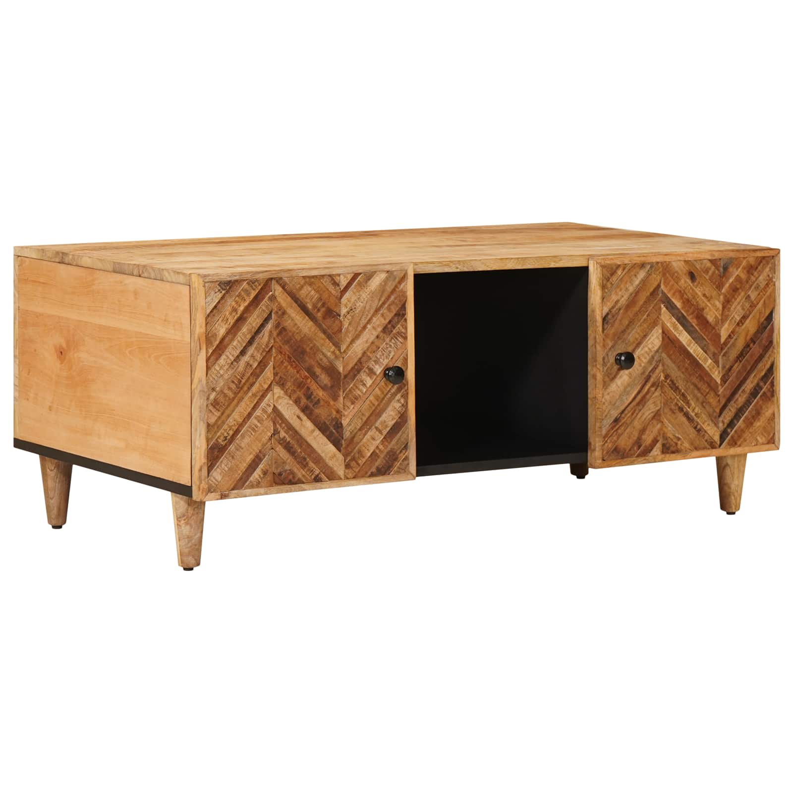 Table basse Marron 100 x 54 x 40 cm Bois de mangue massif - XIOS