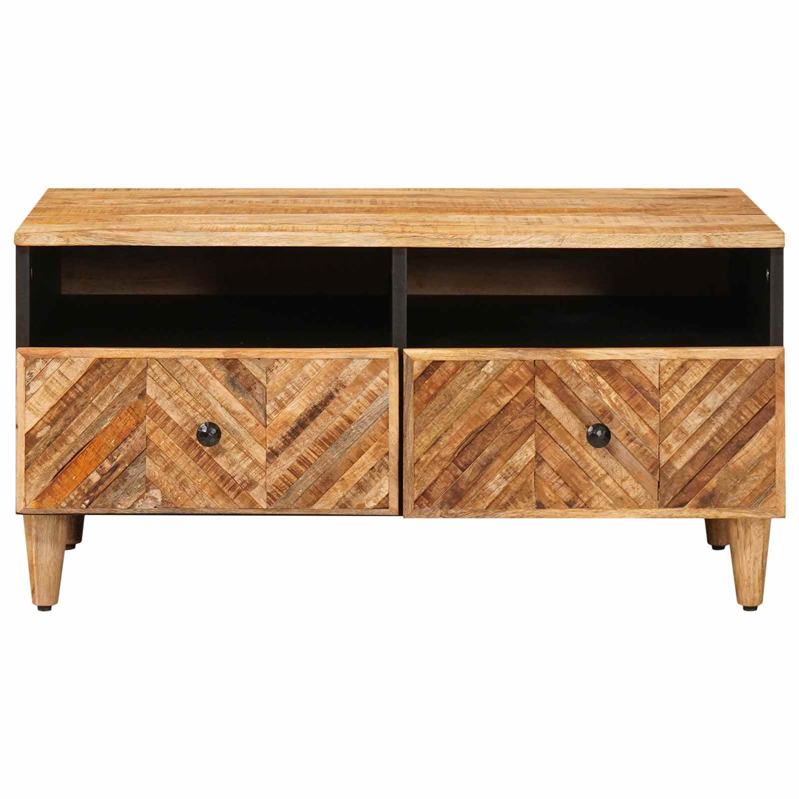 Table basse Marron 80 x 54 x 40 cm Bois de mangue massif