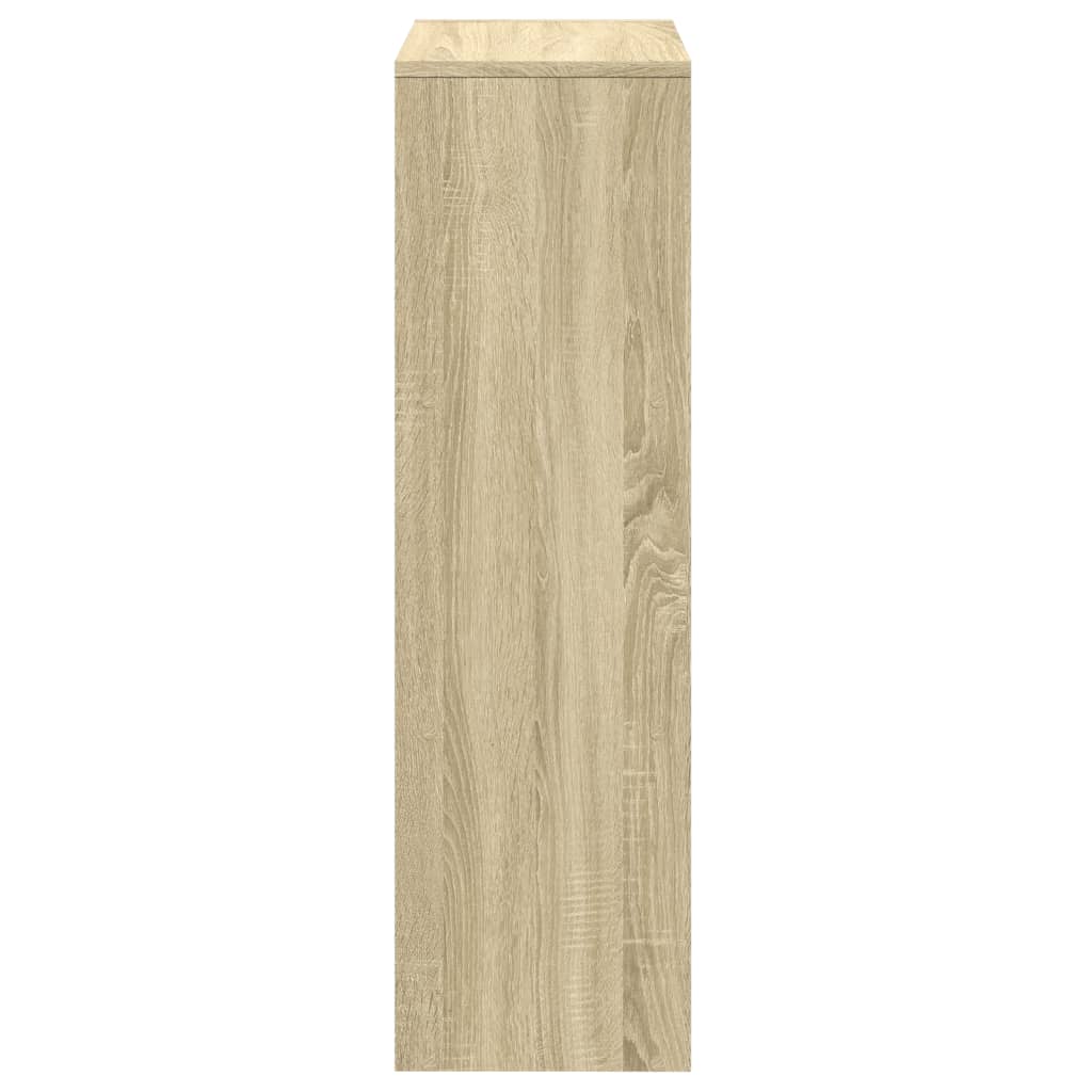 Étagère séparatrice de pièce 3 niveaux chêne sonoma 99x29x99 cm - XIOS