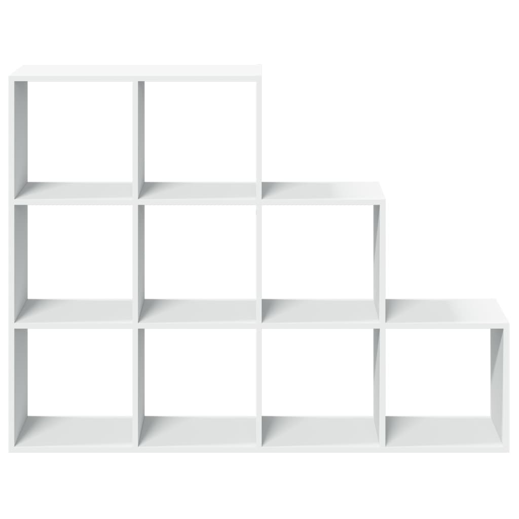 Étagère séparatrice de pièce à 3 niveaux blanc 137,5x29x103,5cm - XIOS
