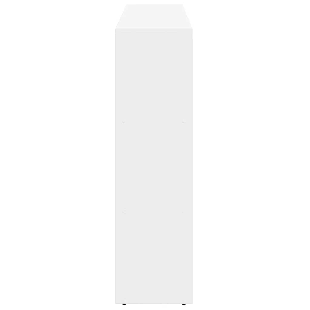 Étagère séparatrice de pièce à 3 niveaux blanc 137,5x29x103,5cm - XIOS