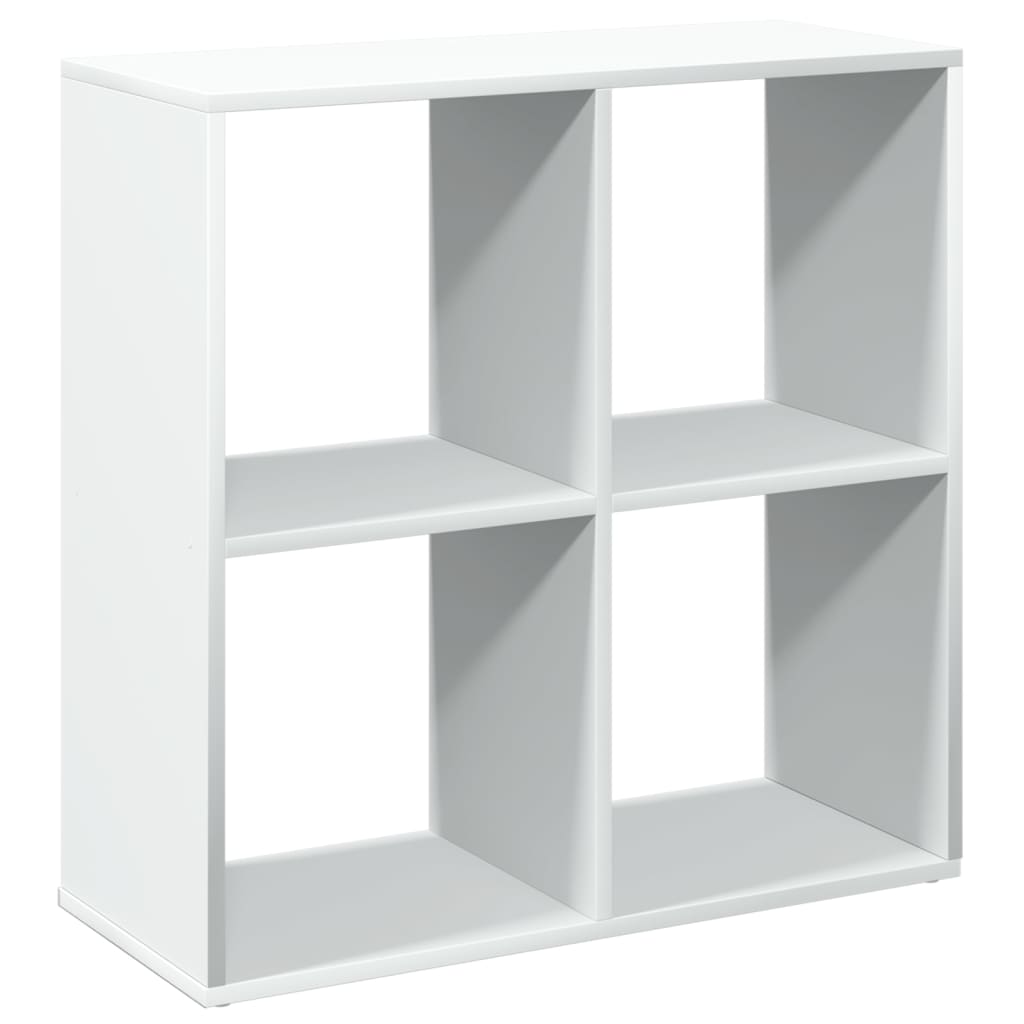 Bibliothèque séparateur de pièce Blanc 69,5 x 29 x 69,5 cm Bois d'ingénierie - XIOS