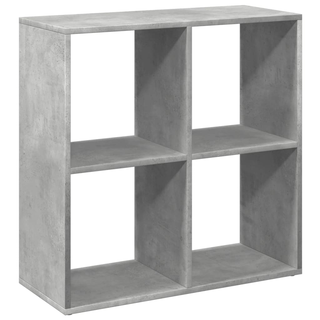 Étagère séparatrice de pièce gris béton 69,5x29x69,5 cm - XIOS