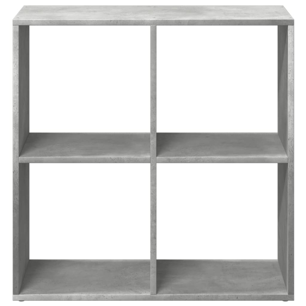 Étagère séparatrice de pièce gris béton 69,5x29x69,5 cm - XIOS
