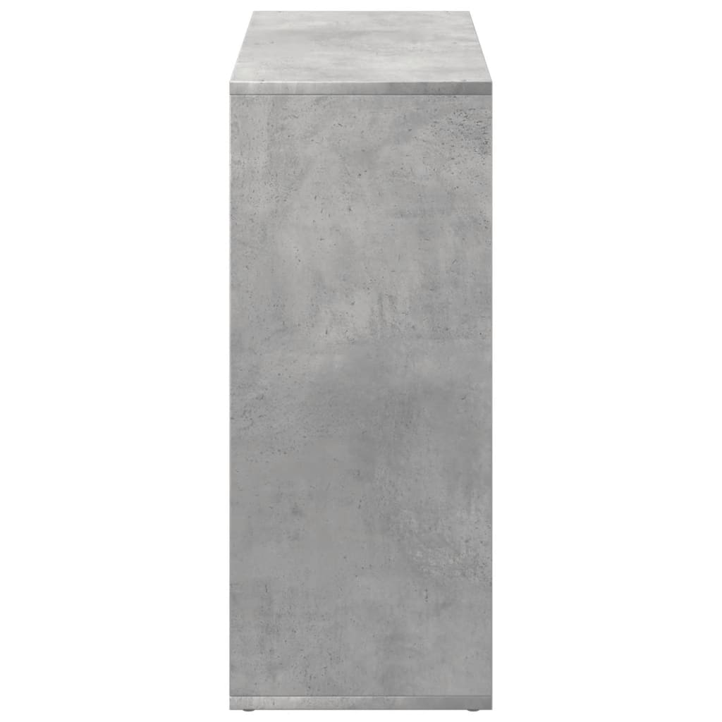 Étagère séparatrice de pièce gris béton 69,5x29x69,5 cm - XIOS