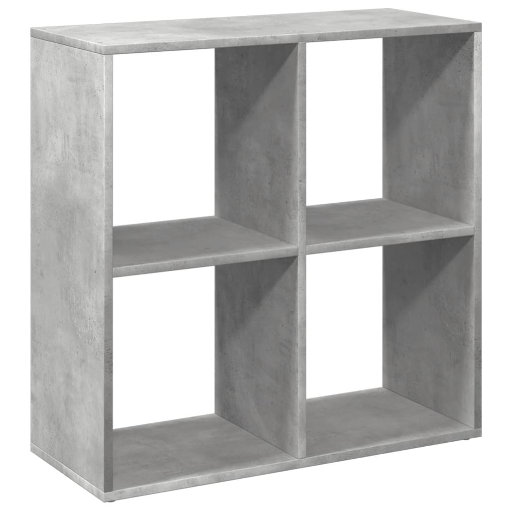 Étagère séparatrice de pièce gris béton 69,5x29x69,5 cm - XIOS