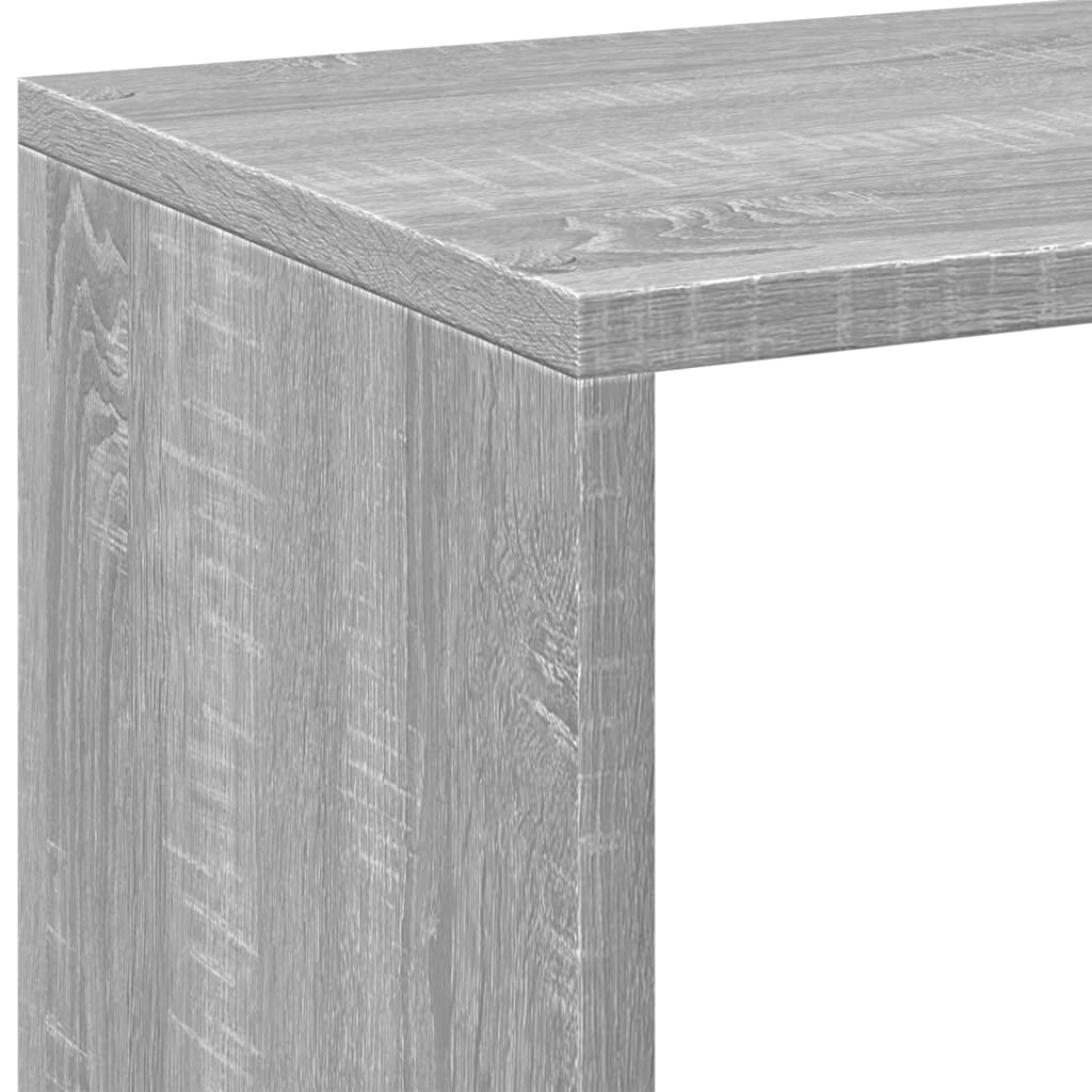 Étagère séparatrice de pièce sonoma gris 69,5x29x69,5 cm - XIOS