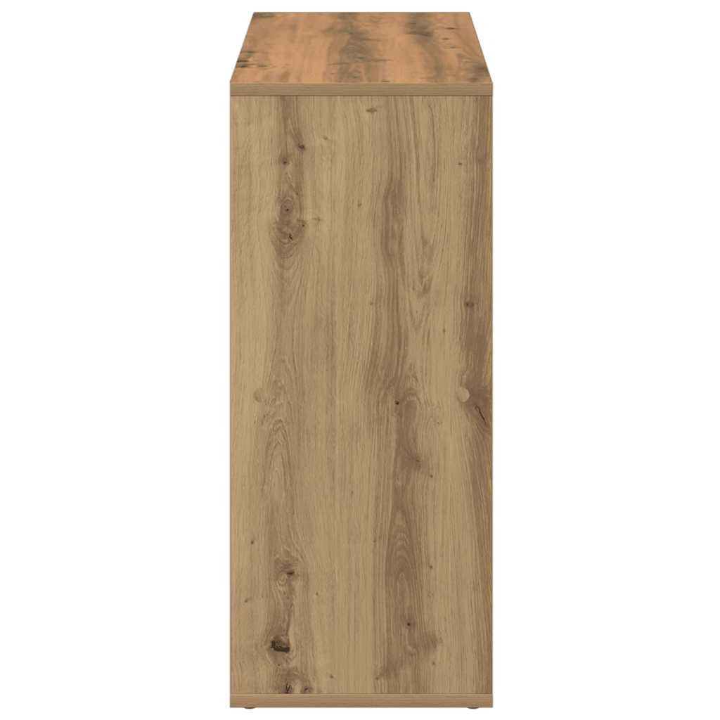 Étagère séparatrice de pièce chêne artisanal 69,5x29x69,5 cm - XIOS