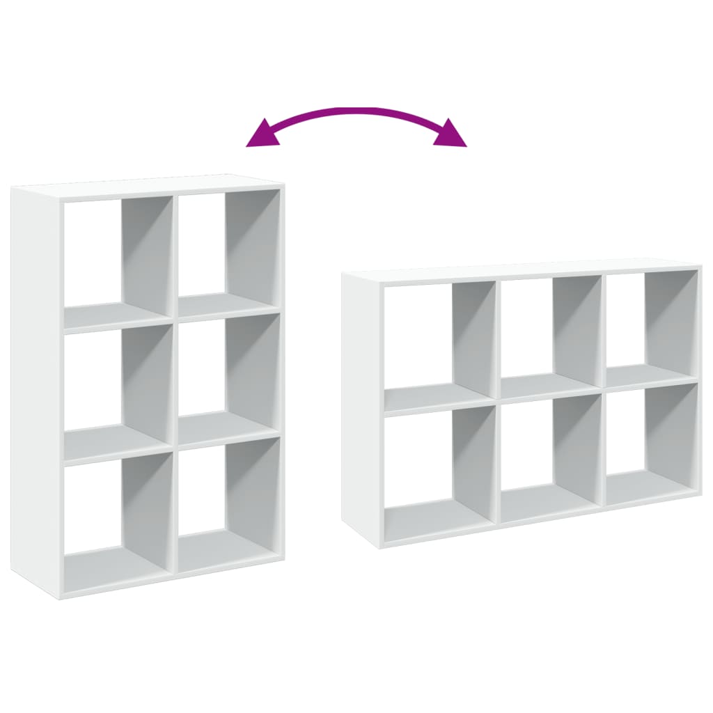 Étagère séparatrice de pièce blanc 69,5x29x103,5 cm - XIOS