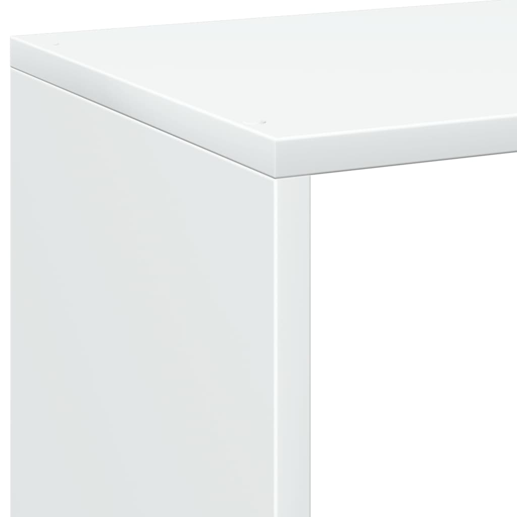 Étagère séparatrice de pièce blanc 69,5x29x103,5 cm - XIOS